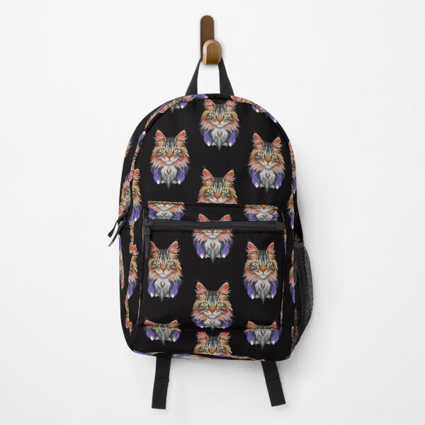 Item preview, Colorful Mainecoon, Gorgeous Mainecoon Cat Art designed and sold by Mariana Piana.