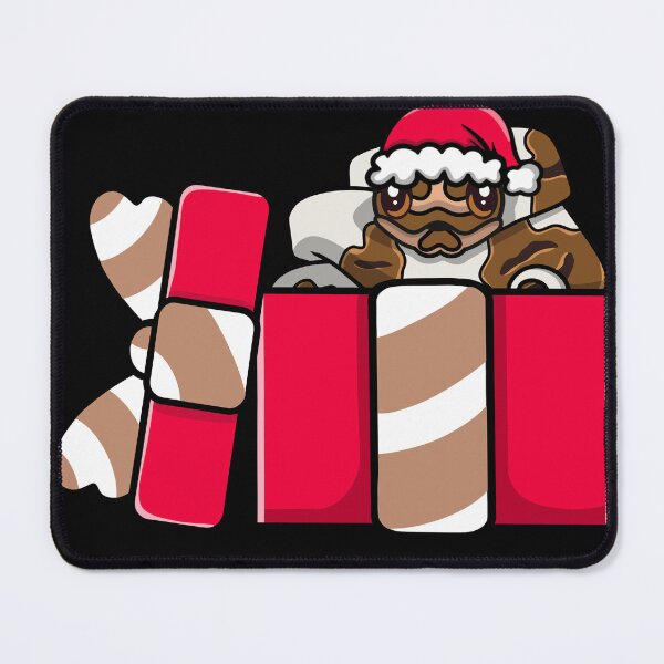 Item preview, Cute Piebald Ball Python in Christmas Gift designed and sold by eternallygifted.