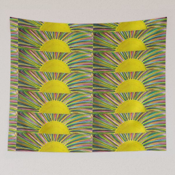 Item preview, Sun Salutations Original Acrylic Painting  designed and sold by Tara Crowder.