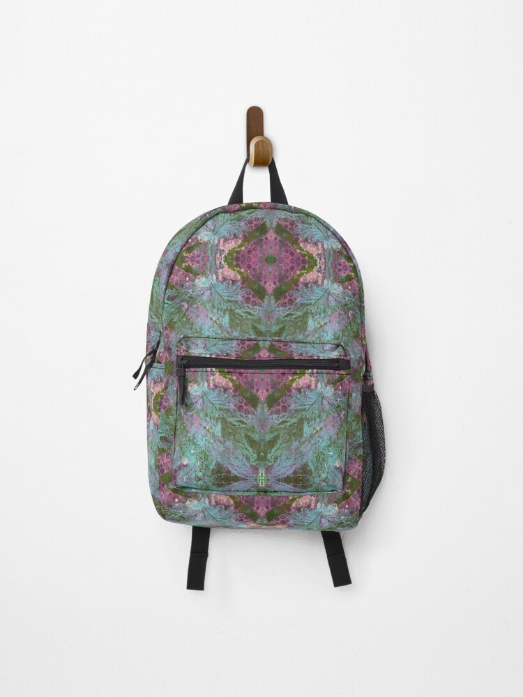 Thumbnail 1 of 3, Backpack, Everything Included Monoprint Pattern designed and sold by vallisrowe.