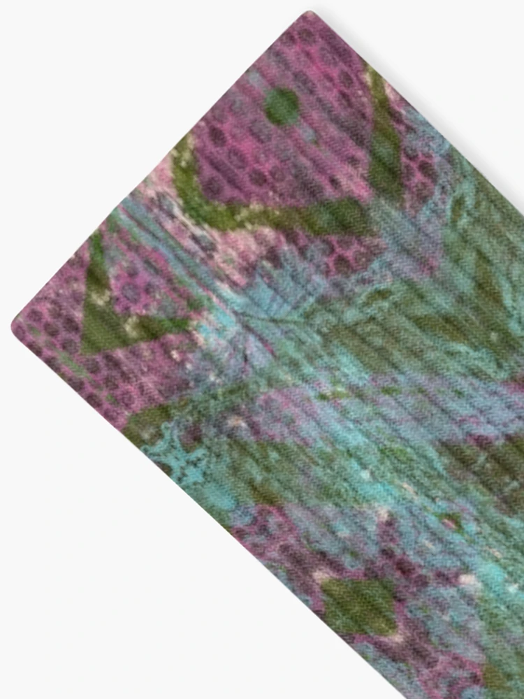 Thumbnail 2 of 5, Socks, Everything Included Monoprint Pattern designed and sold by vallisrowe.