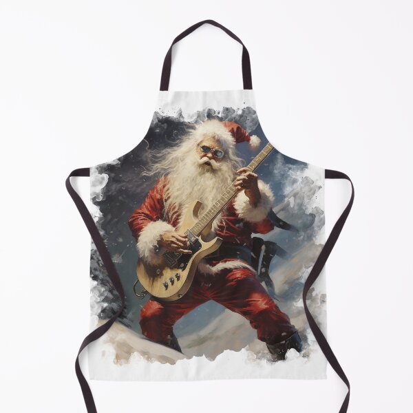 Item preview, Heavy Metal Santa With Guitar Shredding designed and sold by LastHighwayTees.