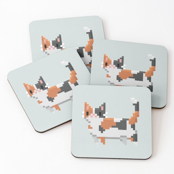Item preview, Pixel Calico Cat designed and sold by eltrob.