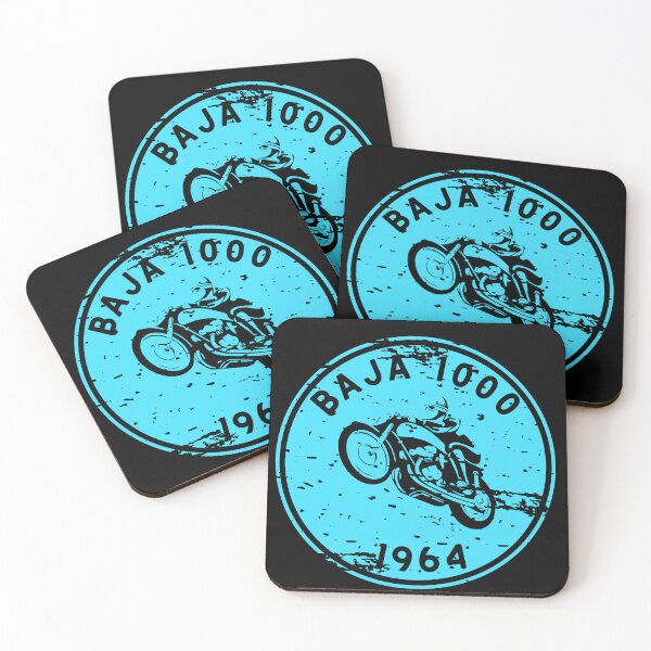 Item preview, Vintage Motorcycle Racer Baja 1000 Blue 1964 designed and sold by tommysnider.