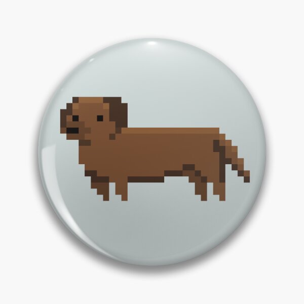 Item preview, Pixel Dachshund Dog designed and sold by eltrob.