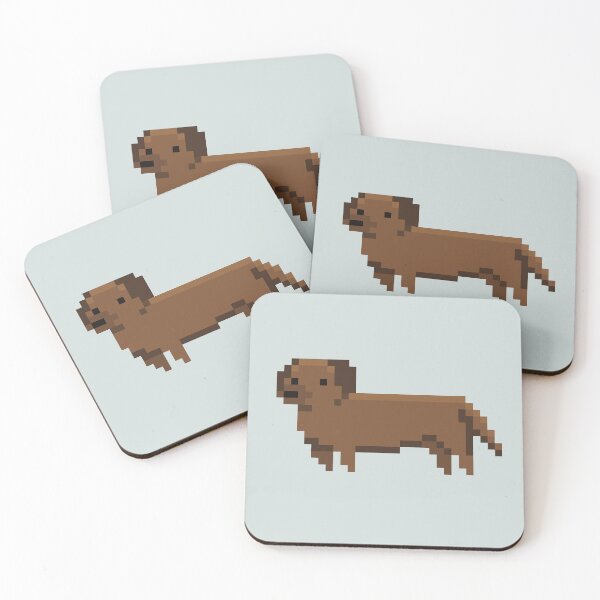 Item preview, Pixel Dachshund Dog designed and sold by eltrob.