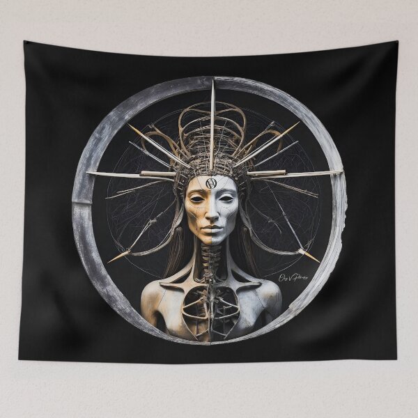 Item preview, Mysterious Design with Women's Face, Shadow World (masks, patterns, characters, faces) designed and sold by Oleg Viktorovic Pitkovskiy.