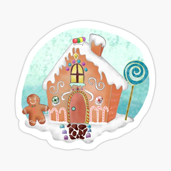 Item preview, A Gingerbread Home designed and sold by AdriaCaps Art & Design.