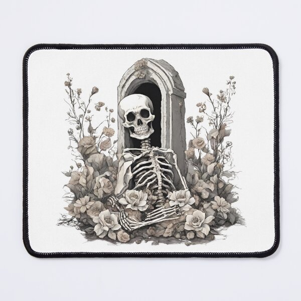 Item preview, Skeleton with Flowers designed and sold by silviaol.