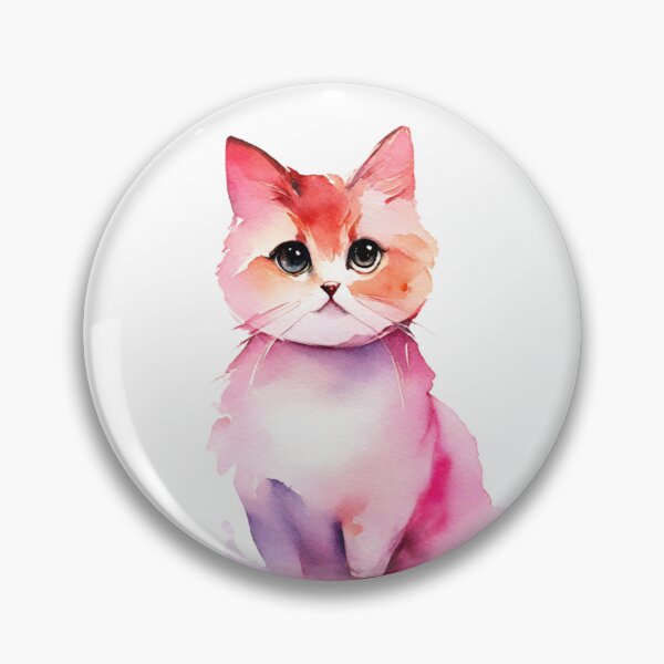 Item preview, Cute  aquarelle cat. designed and sold by Leberks.