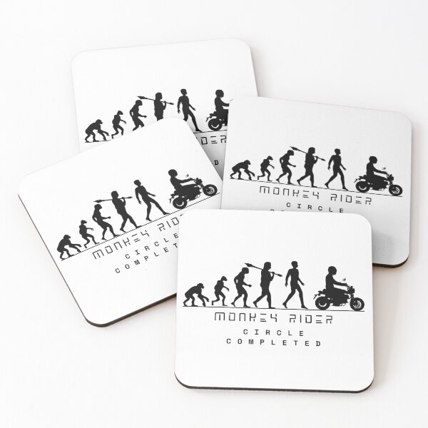 Item preview, Human Evolution to Monkey Rider designed and sold by Antianeira.