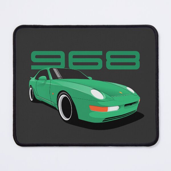 Item preview, Porsche 968 Illustration Mint Green designed and sold by blackdogshop.