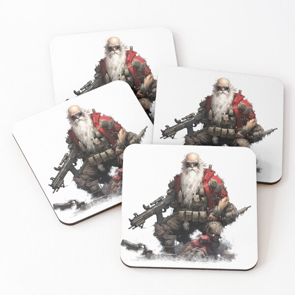 Item preview, Heavy Metal Santa Post Apocalyptic Xmas designed and sold by LastHighwayTees.