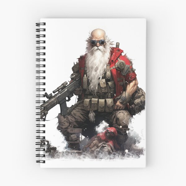 Item preview, Heavy Metal Santa Post Apocalyptic Xmas designed and sold by LastHighwayTees.