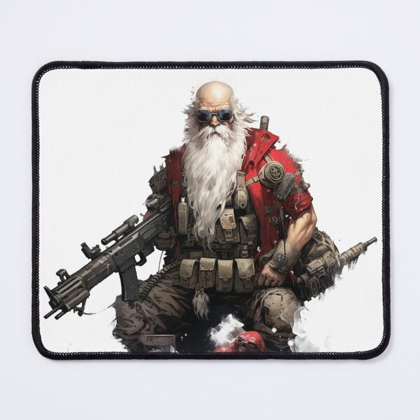 Item preview, Heavy Metal Santa Post Apocalyptic Xmas designed and sold by LastHighwayTees.