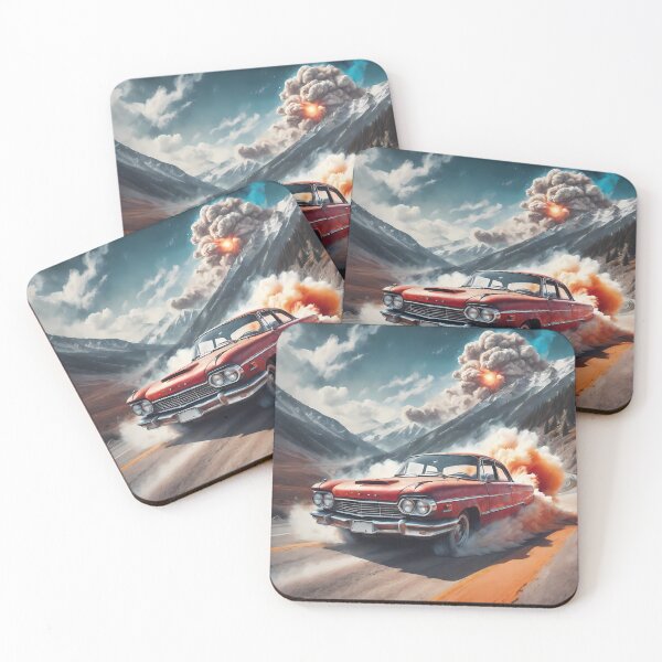 Item preview, Window to the Past: How Digital Art Pays Tribute to the Golden Age of Vintage Cars designed and sold by Artedig.
