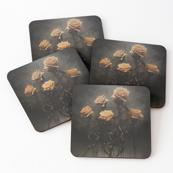 Item preview, Gothic Dripping Flowers II designed and sold by GildedWraith.