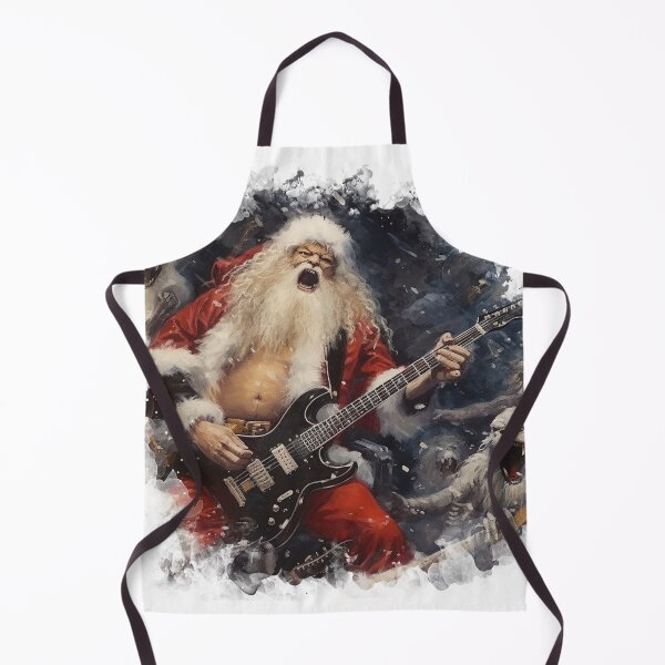 Item preview, Heavy Metal Santa With Demon Crowd designed and sold by LastHighwayTees.