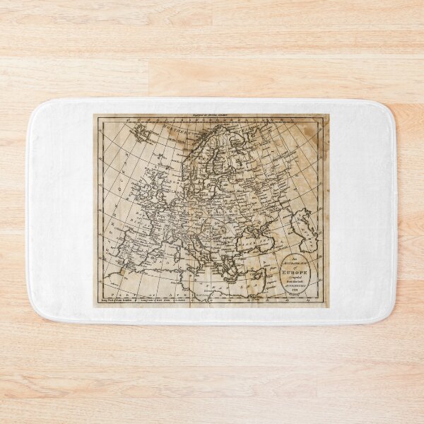 Item preview, historic map of Europe, 1791 designed and sold by OzCamera.