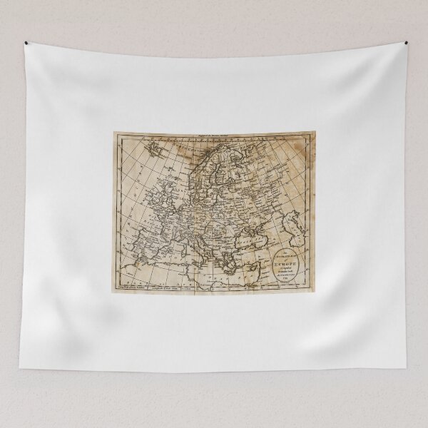 Item preview, historic map of Europe, 1791 designed and sold by OzCamera.