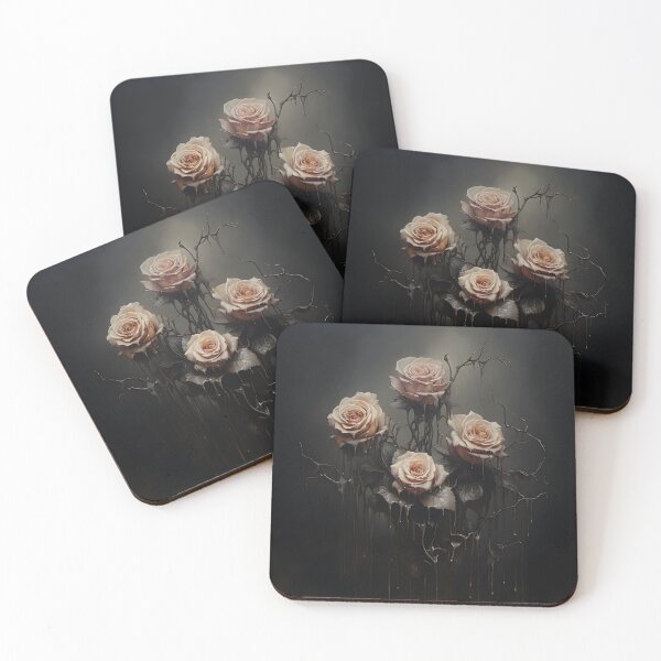 Item preview, Gothic Dripping Flowers designed and sold by GildedWraith.