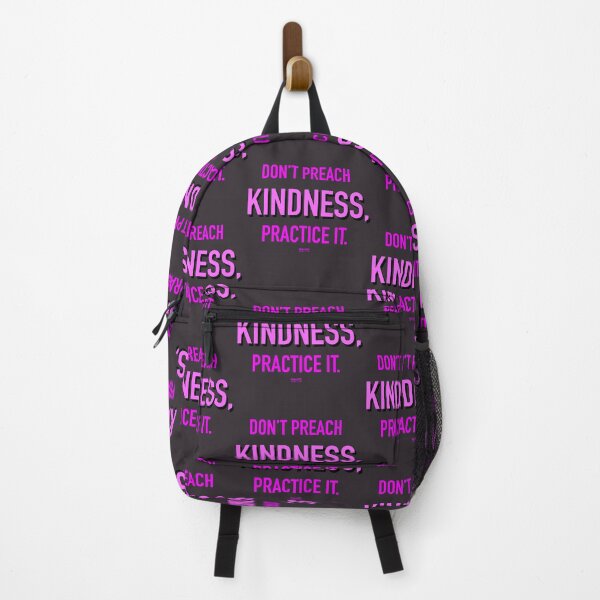 Item preview, Don’t Preach Kindness, Practice It. Pink designed and sold by MetroInk.