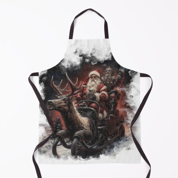 Item preview, Heavy Metal Santa With Sleigh Sleigher #1 designed and sold by LastHighwayTees.