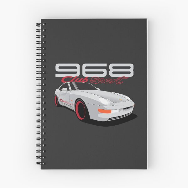 Item preview, Porsche 968 Club Sport Illustration White designed and sold by blackdogshop.