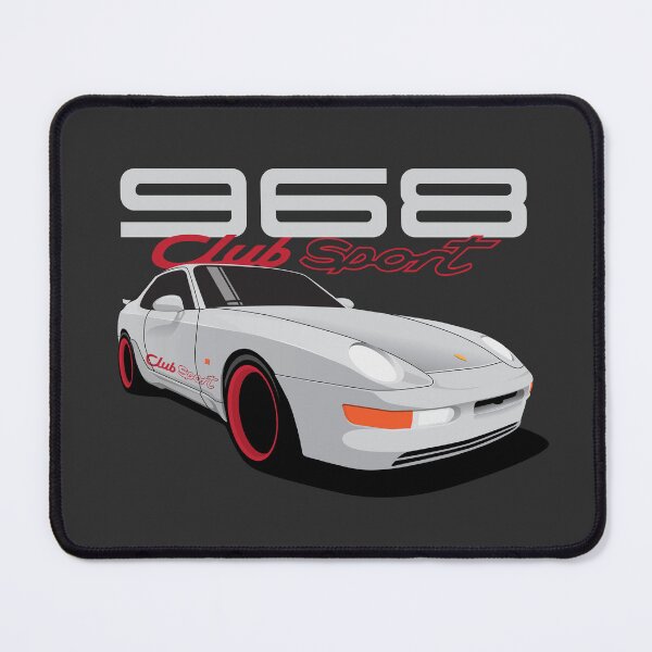 Item preview, Porsche 968 Club Sport Illustration White designed and sold by blackdogshop.