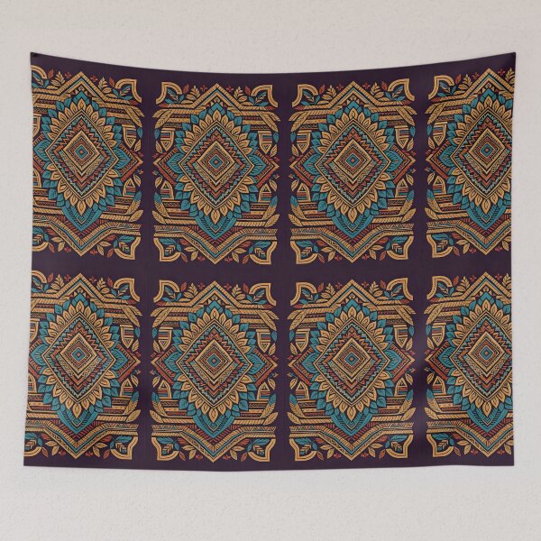 Item preview, Peruvian colorful pattern, ethnic decoration designed and sold by Meandmyshop.