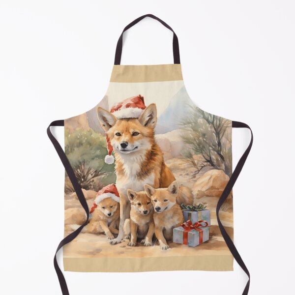 Item preview, Christmas Dingoes (watercolor) designed and sold by Samuelsboro.