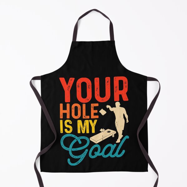 Item preview, Your Hole Is My Goal Retro Design - Baggo Bean Bag Toss Game - Funny Cornhole Player Vintage designed and sold by naworas.