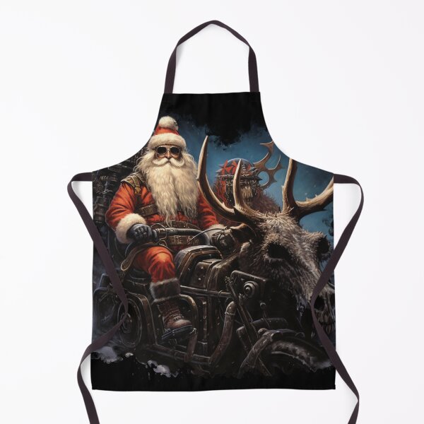 Item preview, Heavy Metal Santa With Sleigh Sleigher #2 designed and sold by LastHighwayTees.