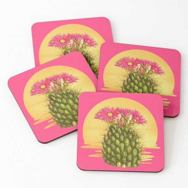 Item preview, Hot Pink Cactus Sunset Vintage designed and sold by VistaVintage.