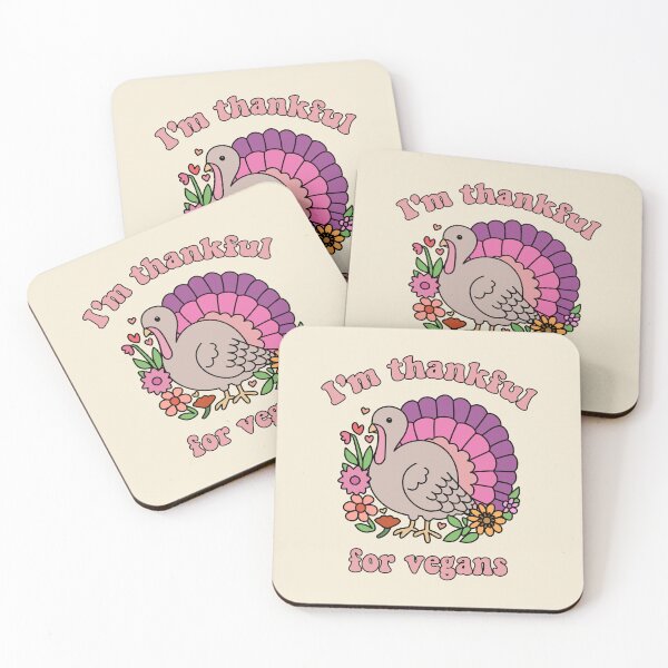 Item preview, I'm thankful for vegans - Thanksgiving Turkey designed and sold by GrassFedVegan.