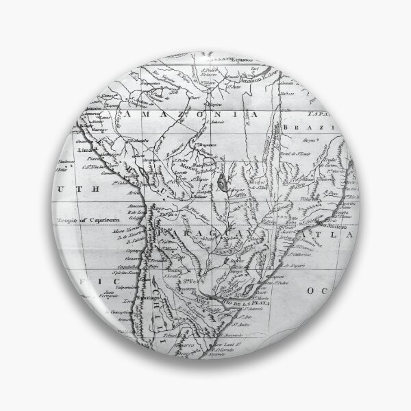 Item preview, historic map of South America, 1802 designed and sold by OzCamera.