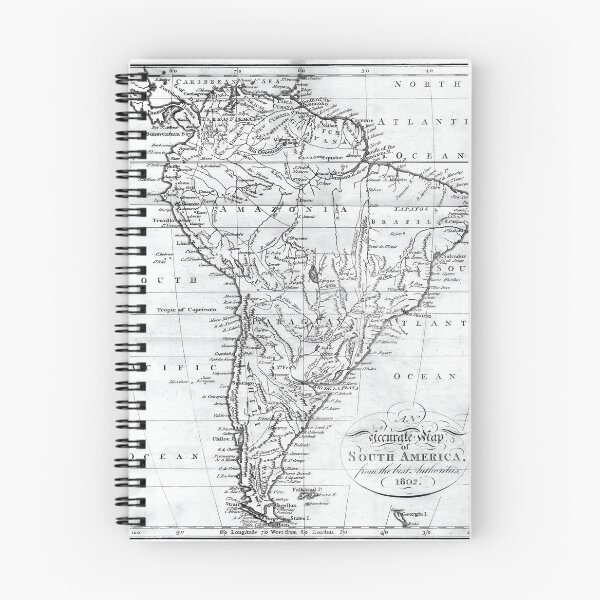Item preview, historic map of South America, 1802 designed and sold by OzCamera.