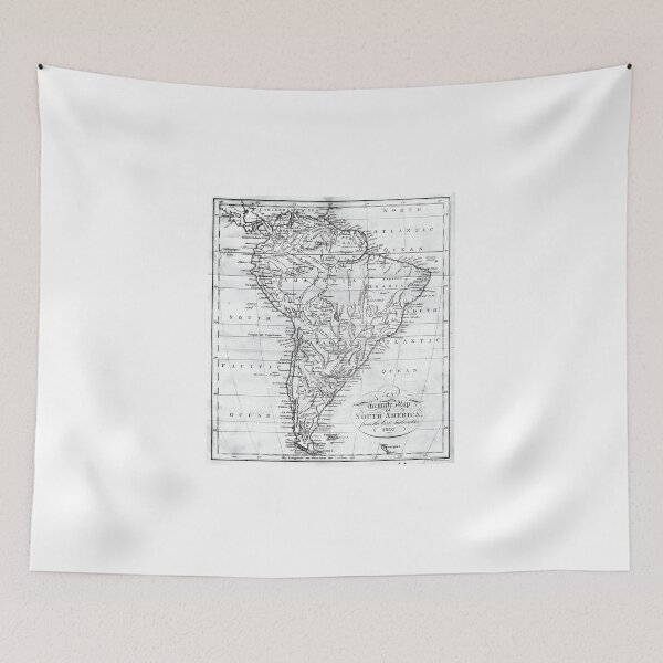 Item preview, historic map of South America, 1802 designed and sold by OzCamera.