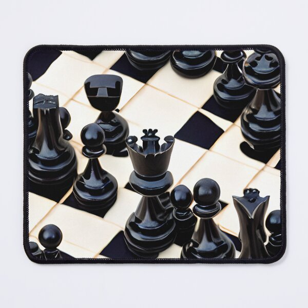 Item preview, Black Chess Set - Seamless Pattern designed and sold by Chubuter.