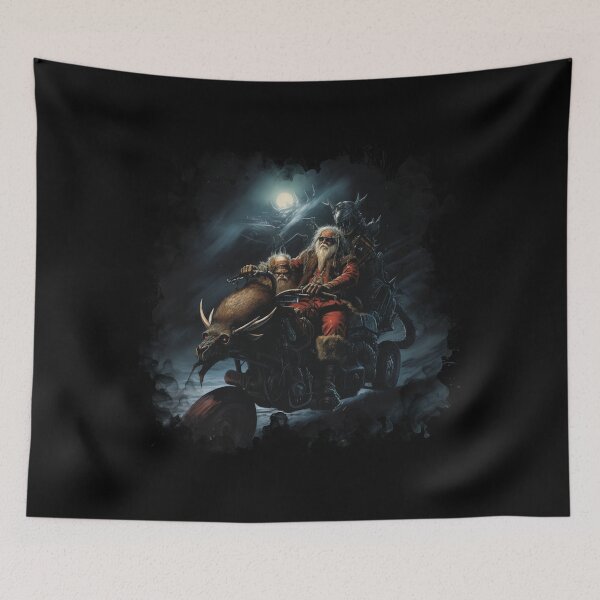 Item preview, Copy of Heavy Metal Santa With Sleigh Sleigher #2 designed and sold by LastHighwayTees.