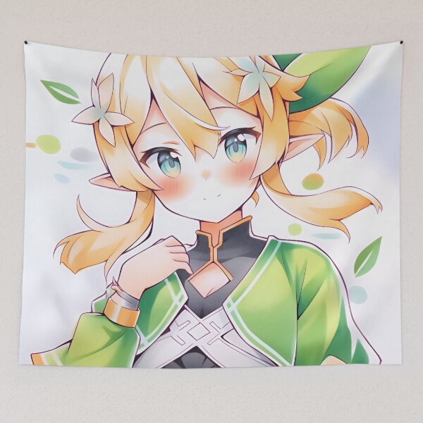 Item preview, Leafa SAO Cute Anime Girl designed and sold by DGitaldreamgirl.