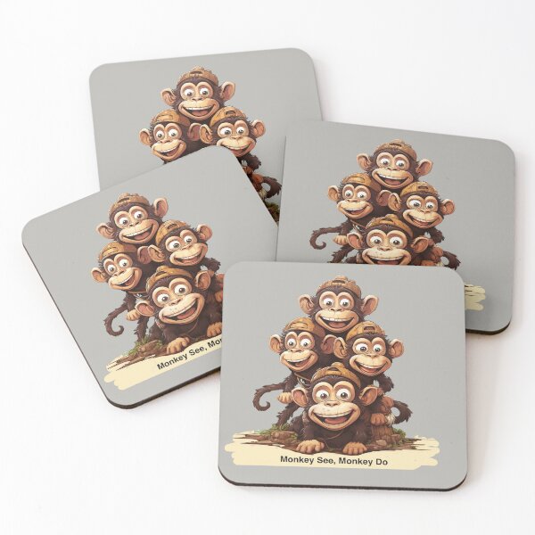 Item preview, Monkey See, Monkey Do designed and sold by Myra365Art.