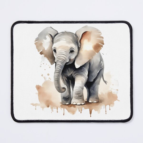 Item preview, Elephant Watercolor Art Style designed and sold by LDJBlank.