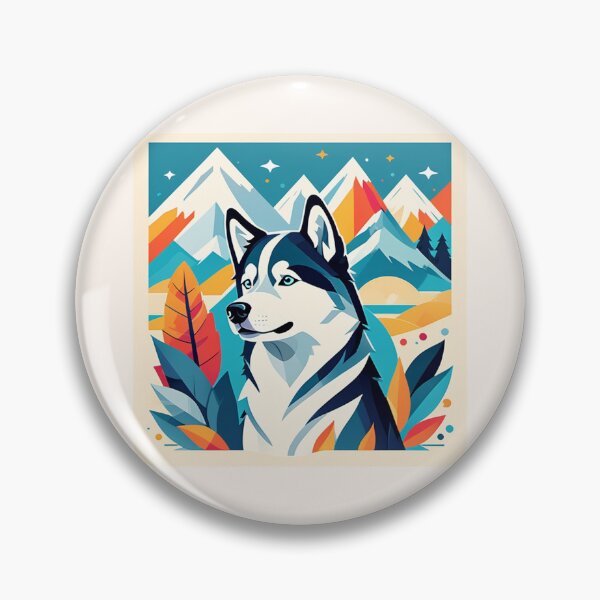 Item preview, Husky Mountain Print designed and sold by EclipsedPhoenix.