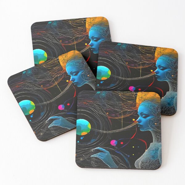 Item preview, Cosmic Mural - Colorful Abstract designed and sold by well3eyond.