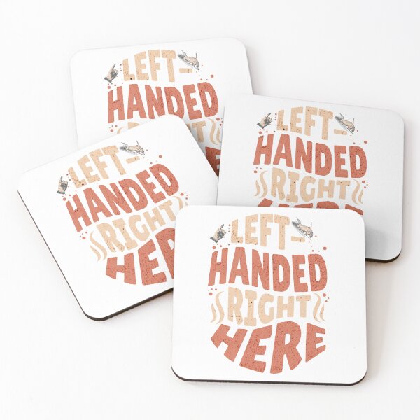 Item preview, Left-Handed Right Here Retro Print designed and sold by lefthandedelite.