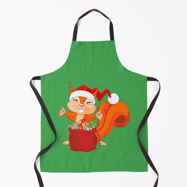 Item preview, Squirrel with santa designed and sold by Stickers  Designer.