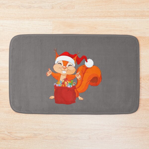 Item preview, Squirrel with santa designed and sold by Stickers  Designer.