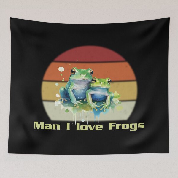 Item preview, Man I love frogs designed and sold by StudioARTHUR.