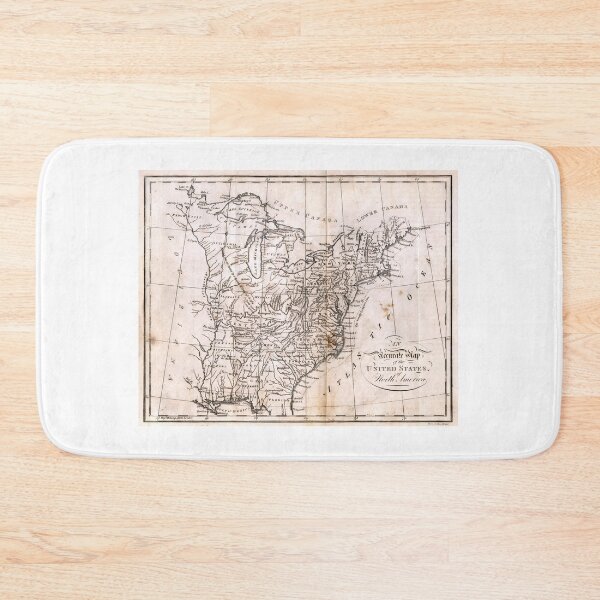 Item preview, historic map of the United States of America, USA, Eastern States, around 1800 designed and sold by OzCamera.
